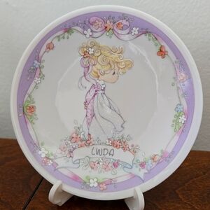Precious Moments Linda plate